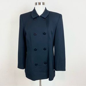 Elliot Lauren Vintage Black Button Down Suite Blazer/Coat